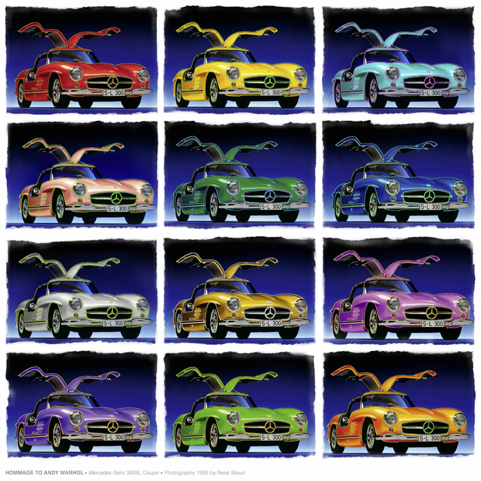 Homage to Andy Warhol by René Staud