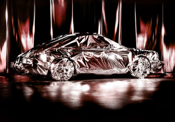 Homage To Christo by René Staud 60x80